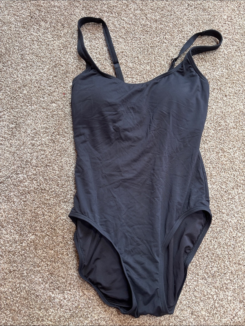 Michael Kors Black One-Piece Swimsuit with Gold Accent